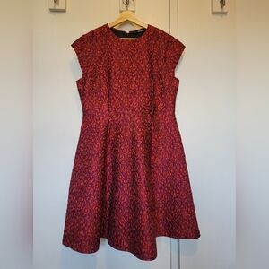 eshakti Red Deco Dress